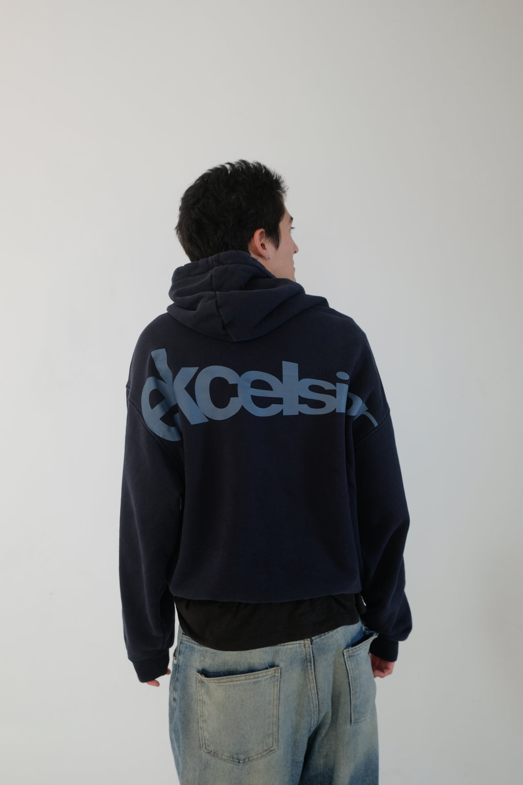 Navy Blue Ekcelsior Hoodie
